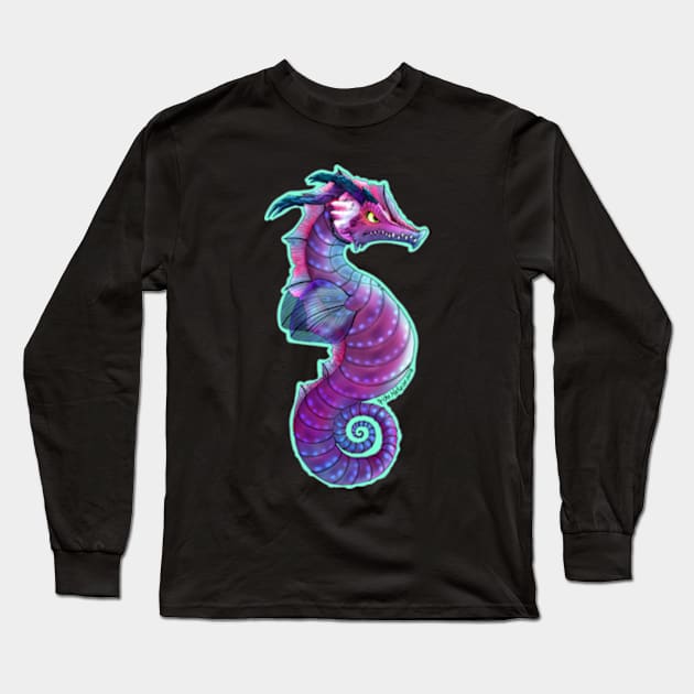 Sea Dragon Long Sleeve T-Shirt by KeishaMaKainn